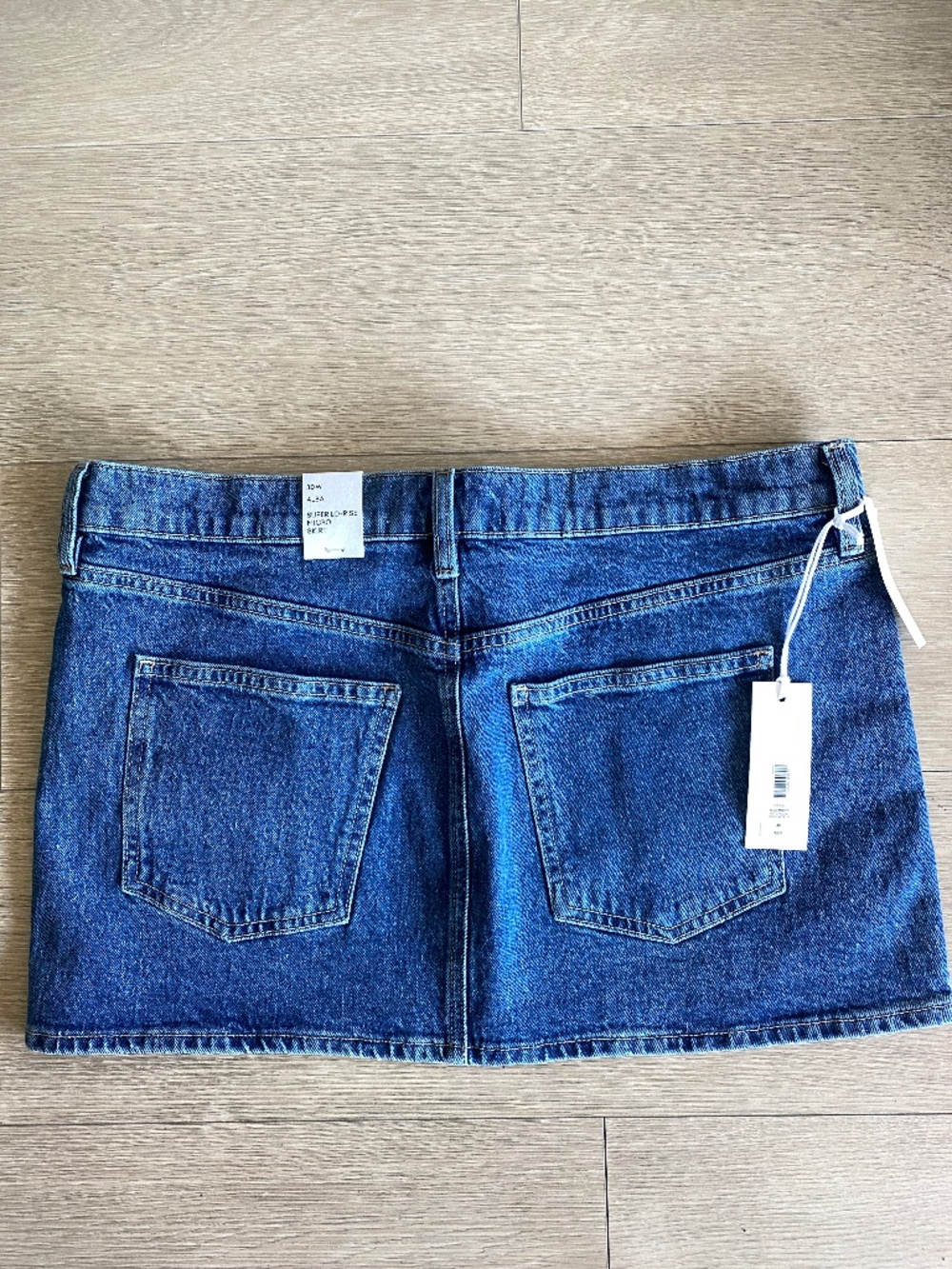 Aritzia Denim Forum Alba Micro Skirt